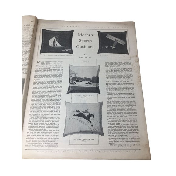 Needlecraft the Magazine of Home Arts Vintage Magazine June 1931 - Picture 5 of 12